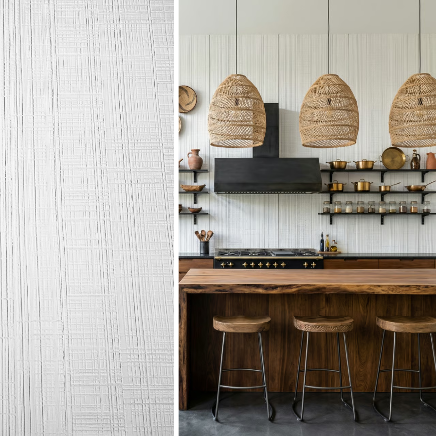 Panel ścienny ETNO Mineral Biały 3000×1200 mm - Montespace